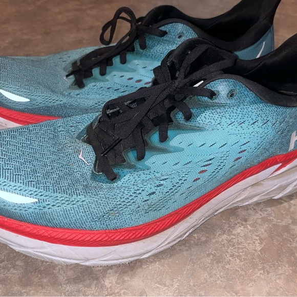 HOKA CLIFTON RUNNING SHOES MENS SIZE 13 2E - Picture 4 of 8